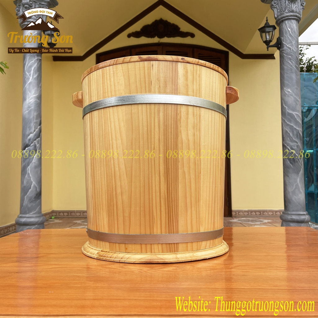 Thùng đựng gạo bằng gỗ 20 kg