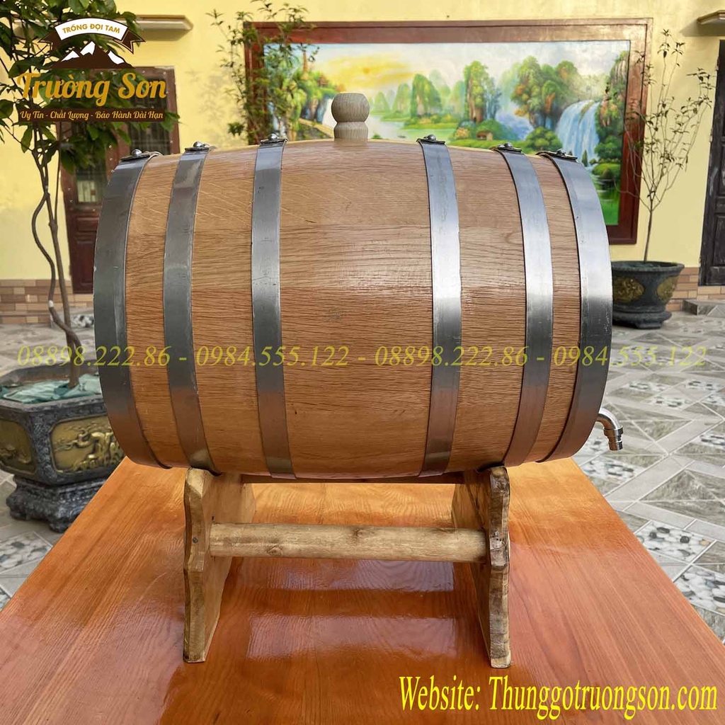 Thùng gỗ sồi 30 lít