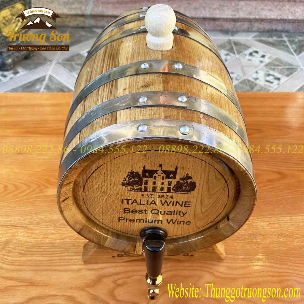 Thùng gỗ sồi 10 lít