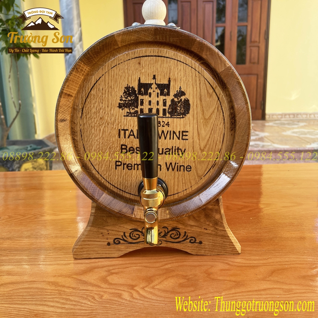 Thùng gỗ sồi 10 lít