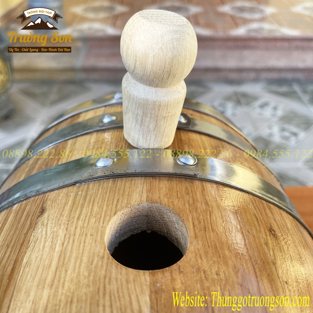 Thùng gỗ sồi 10 lít