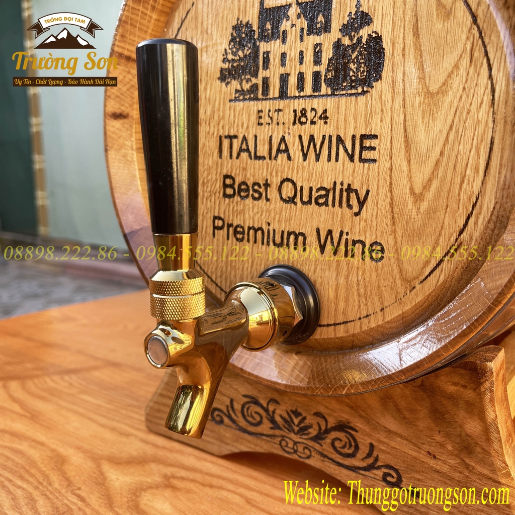 Thùng gỗ sồi 10 lít