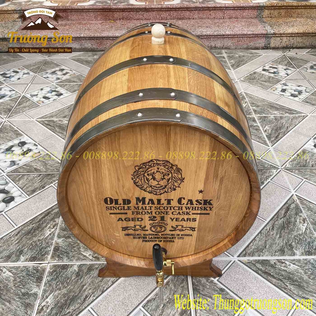 Thùng ngâm rượu gỗ sồi 150 lít