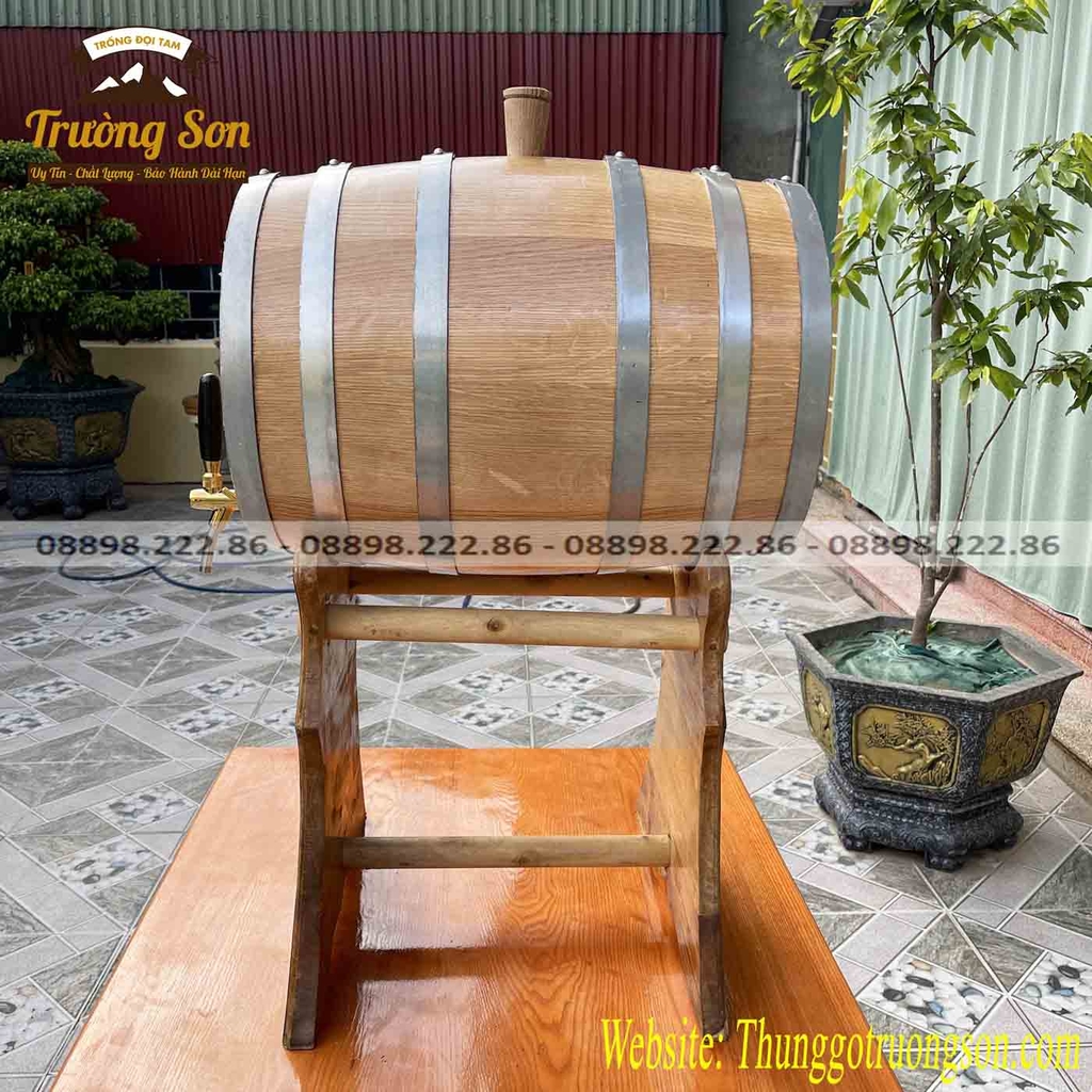 Thùng ngâm rượu gỗ sồi