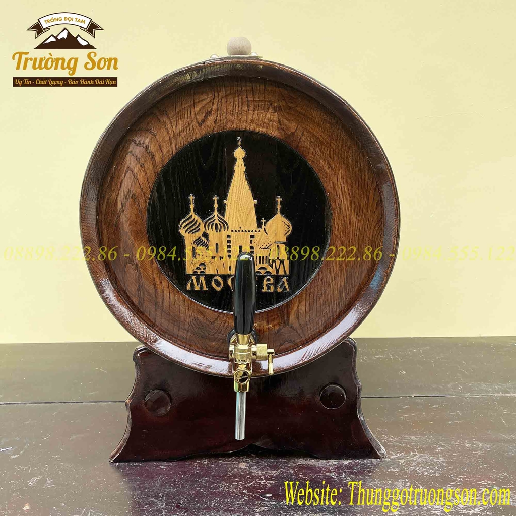 Thùng gỗ sồi giả cổ 50 lít