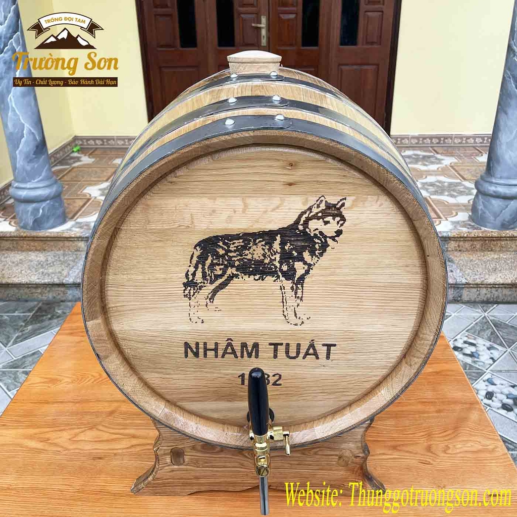 Thùng rượu gỗ sồi 100 lít