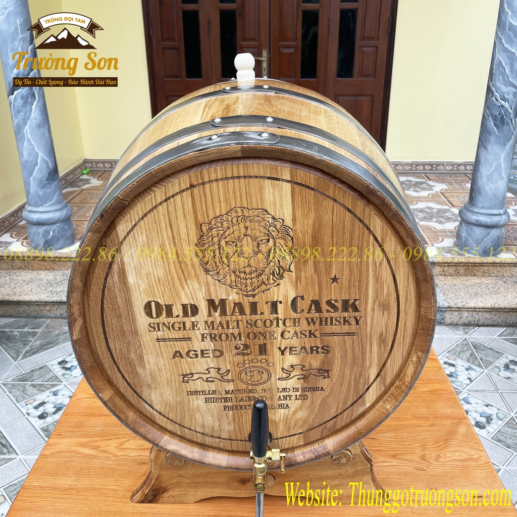 Thùng gỗ sồi 200 lít