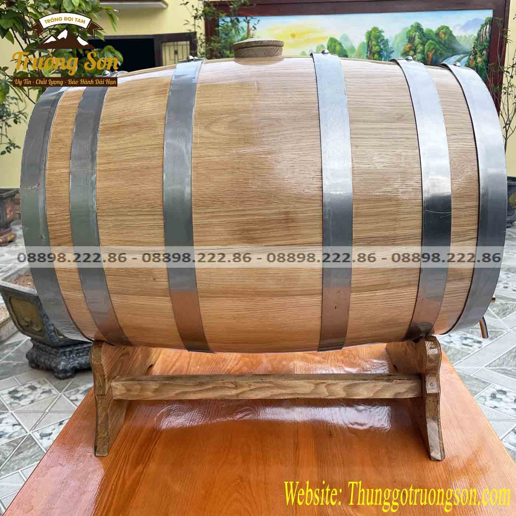 Thùng rượu gỗ sồi 100 lít