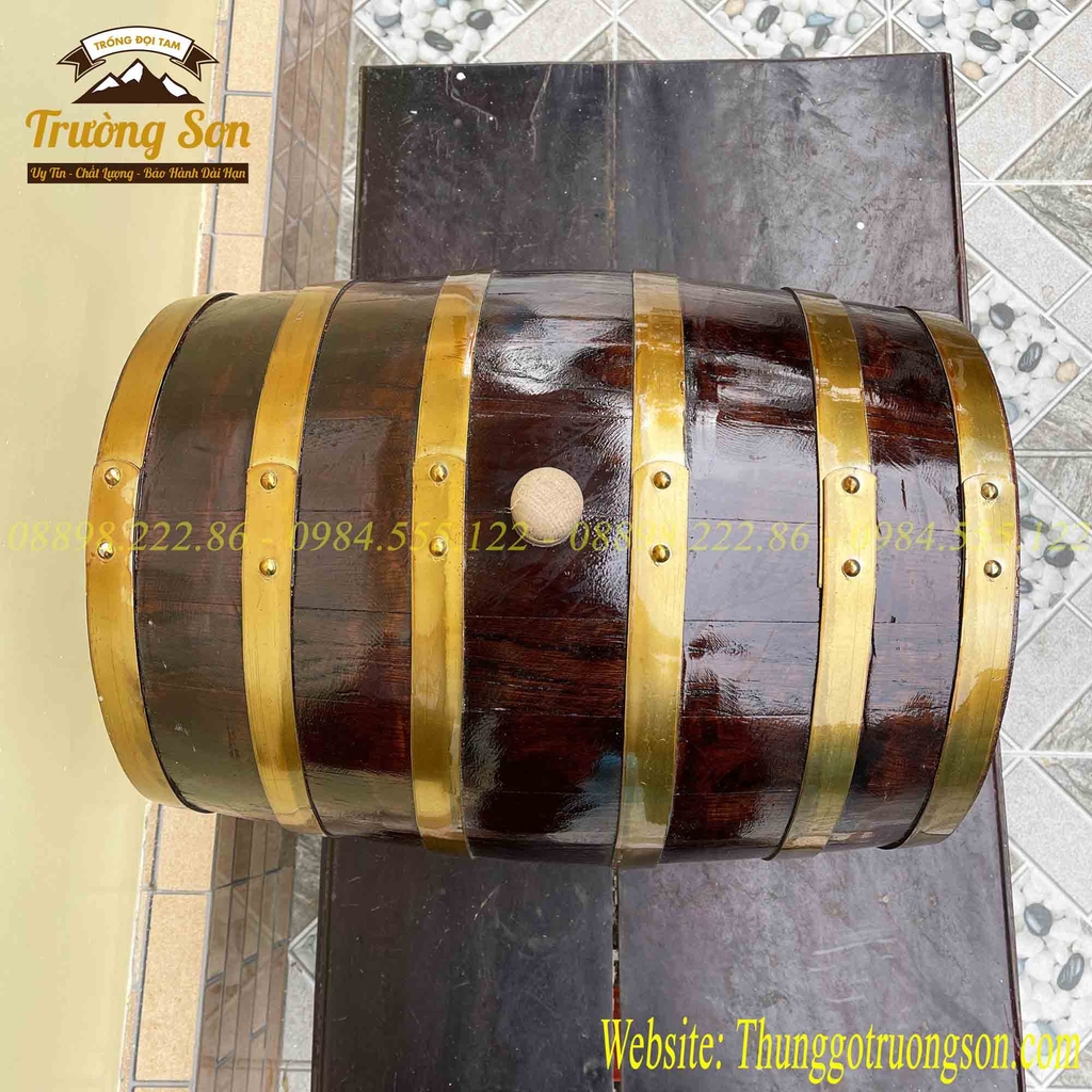 Thùng gỗ sồi giả cổ 50 lít