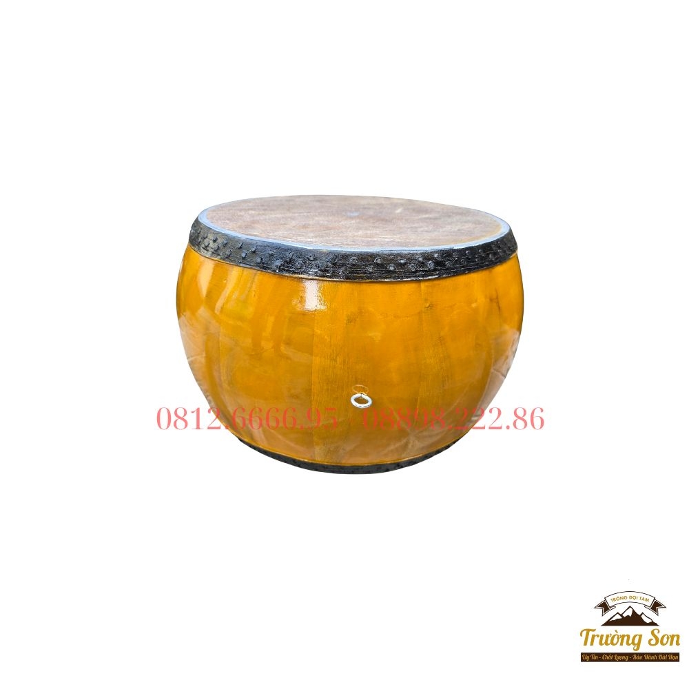 Trống Cúng 30×20 Cm Trống Đế Gỗ Mít Da Trâu Chuẩn Lễ