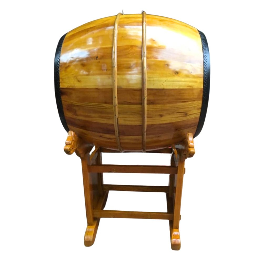 Trống Đình Chùa 50×70cm Gỗ Mít Da Trâu