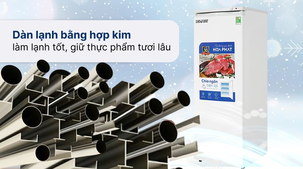 Tủ đông đứng Hòa Phát đứng HPF UAH6208 210 lít