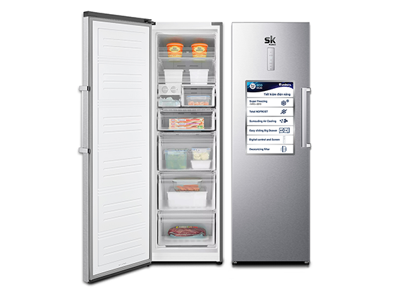 Tủ đông đứng SK Sumikura 350 lít - KHÔNG ĐÓNG TUYẾT