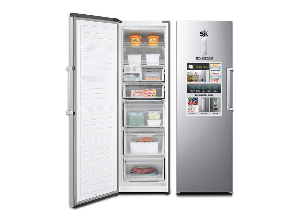 Tủ đông đứng SK Sumikura 350 lít Inverter - KHÔNG ĐÓNG TUYẾT