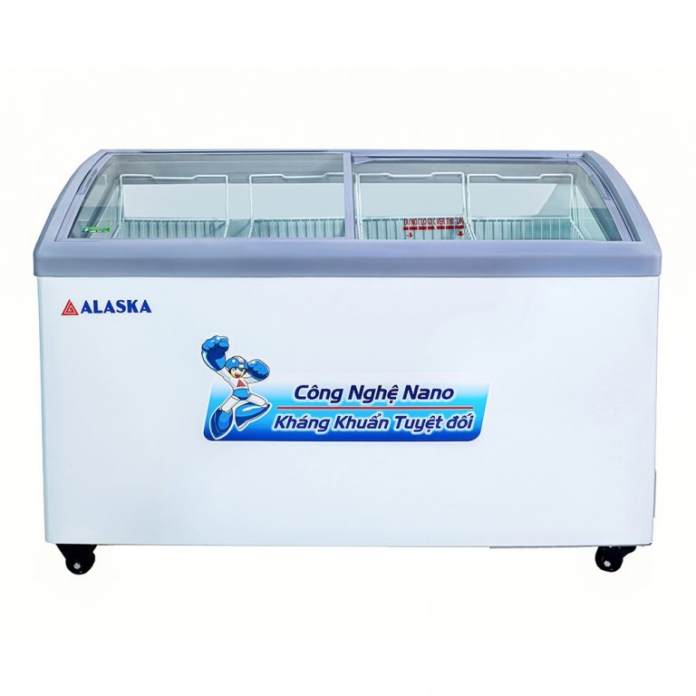 Tủ kem Alaska KC-310 mặt kính cong 310 lít