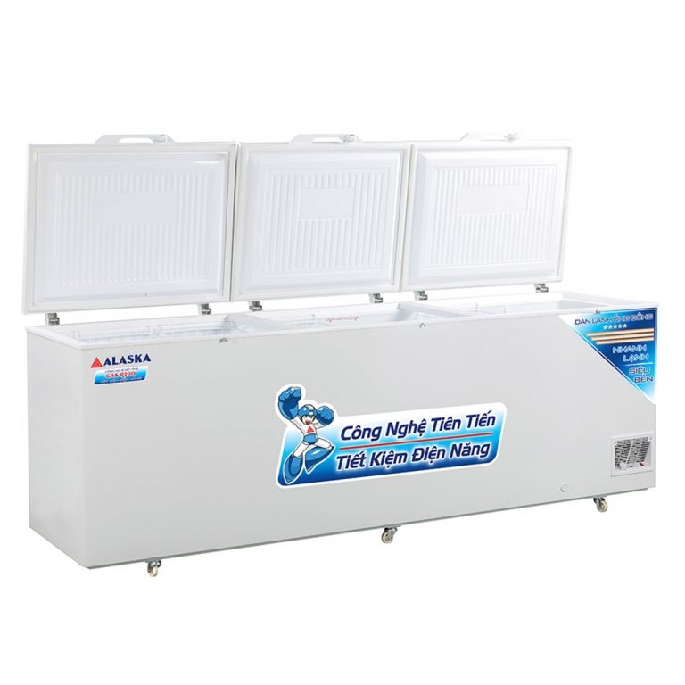 Tủ đông Alaska HB-1500C 1 ngăn đông 3 nắp dỡ 1500L dàn đồng