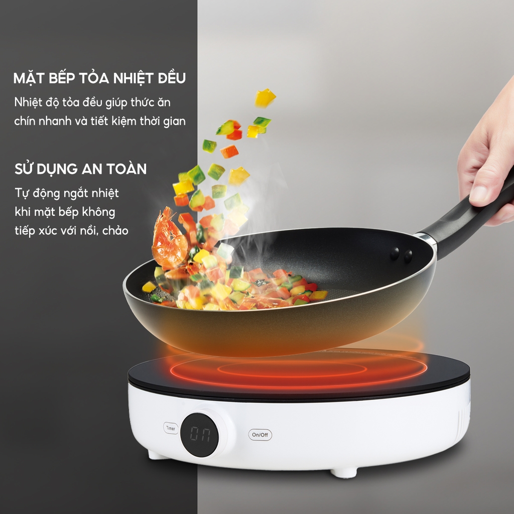 Bếp từ đơn bằng cơ LEBENLANG LBL5507