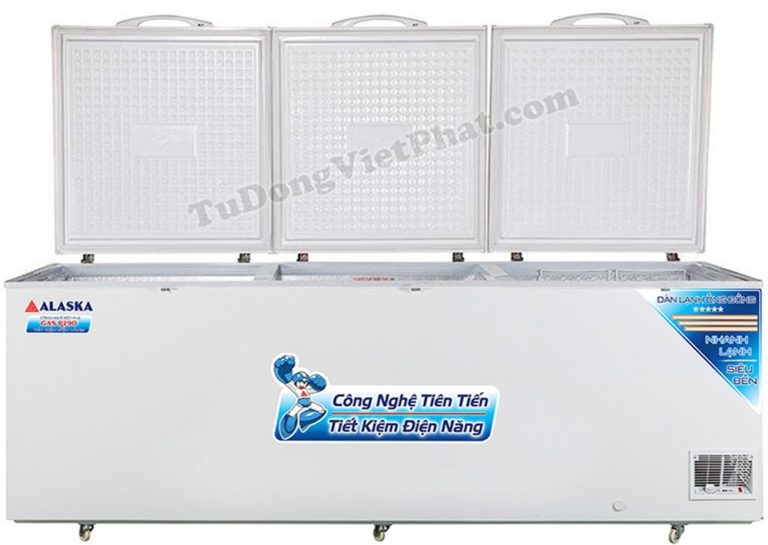 Tủ đông Alaska HB-1500C 1 ngăn đông 3 nắp dỡ 1500L dàn đồng