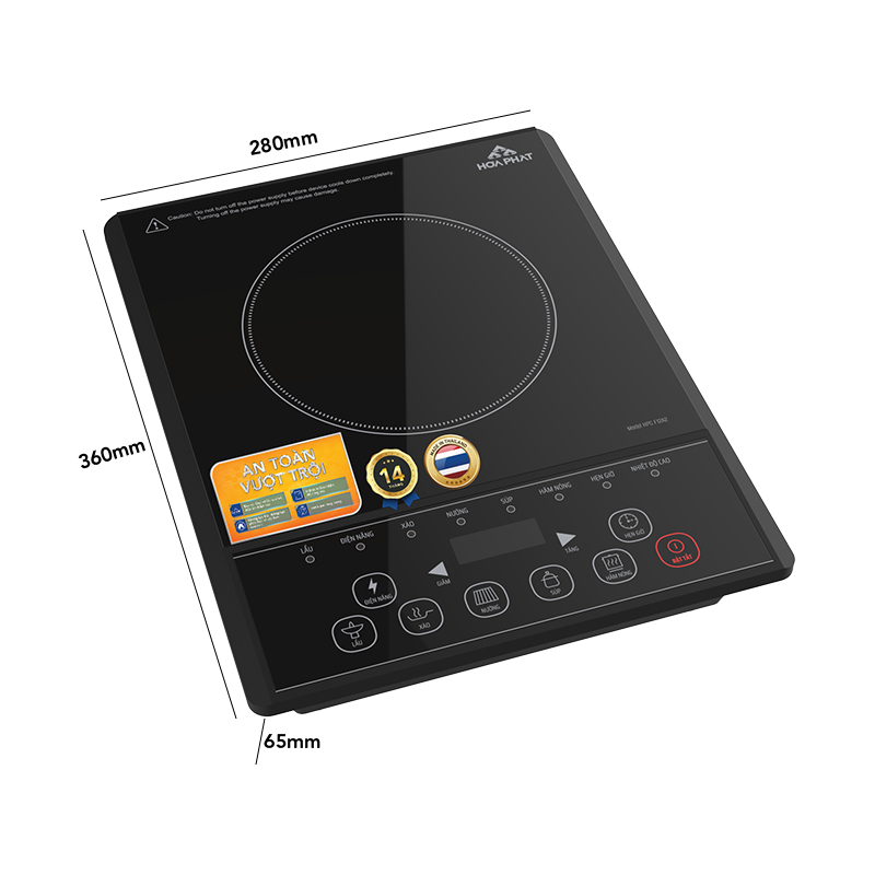 Bếp hồng ngoại đơn 5 chế độ nấu thông minh