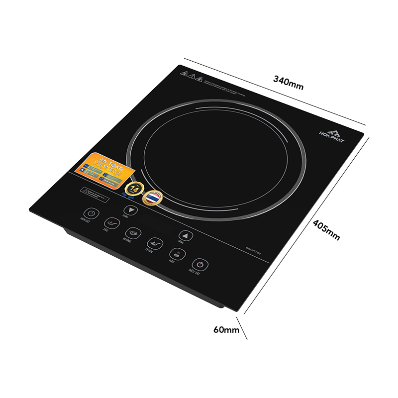 Bếp hồng ngoại đơn không giới hạn chất liệu nồi