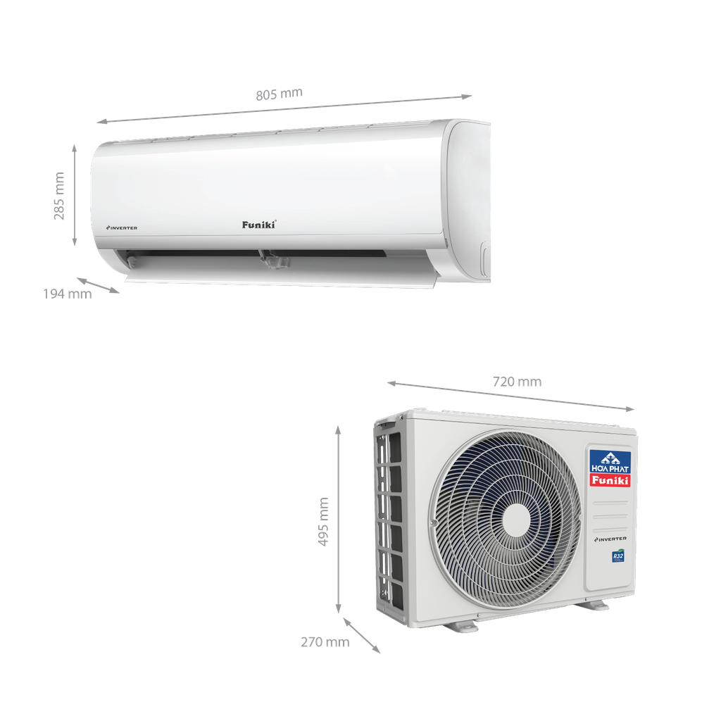 Điều hoà Funiki 9000BTU 2 chiều Inverter HIH 09TMU