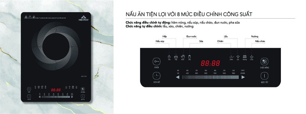Bếp từ đơn tiêu chuẩn EMC