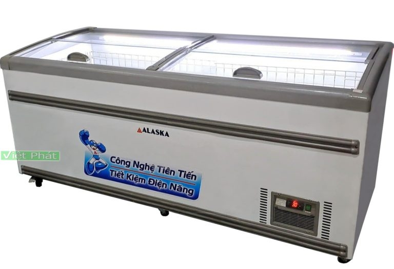 Tủ đông Alaska KT-650 mặt kính phẳng 650 lít