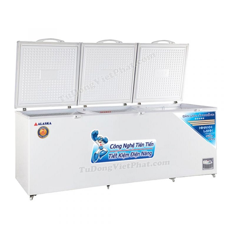 Tủ đông Alaska HB-1500C 1 ngăn đông 3 nắp dỡ 1500L dàn đồng