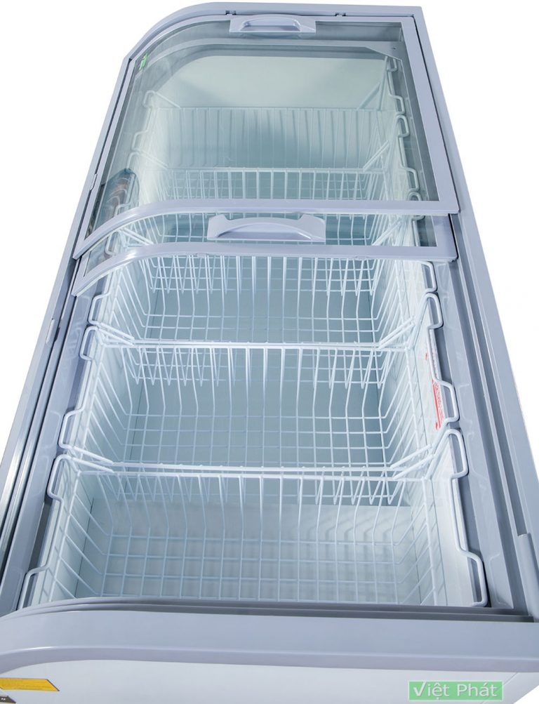 Tủ đông Alaska KC-395 mặt kính cong