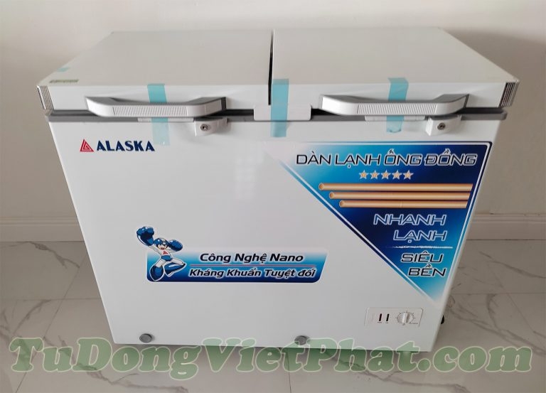 Tủ đông Alaska BCD-3068C 205L 2 ngăn đông mát dàn đồng