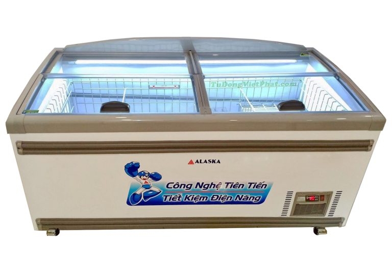 Tủ đông Alaska KT-450 mặt kính phẳng