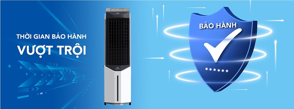 Quạt điều hòa không khí Màn hình điện tử/ Hiển thị LED Từ 15m² - 20m²