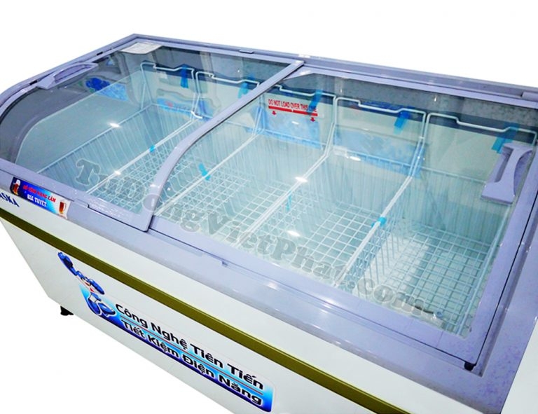 Tủ đông Alaska KC-395 mặt kính cong
