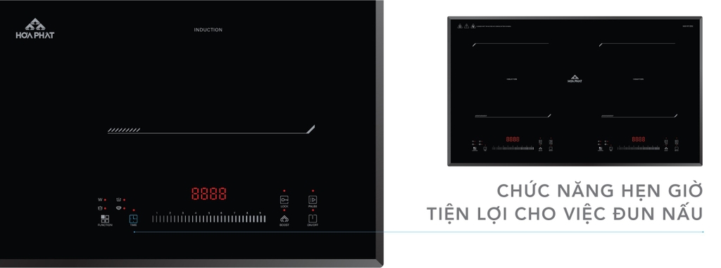 Bếp từ đôi công nghệ Inverter tiết kiệm điện năng