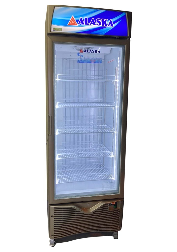 Tủ đông đứng mặt kính Alaska IF-350G, 350 lít