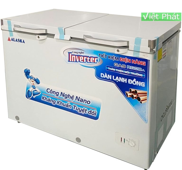 Tủ đông Alaska BCD-4568CI Inverter 2 ngăn đông mát