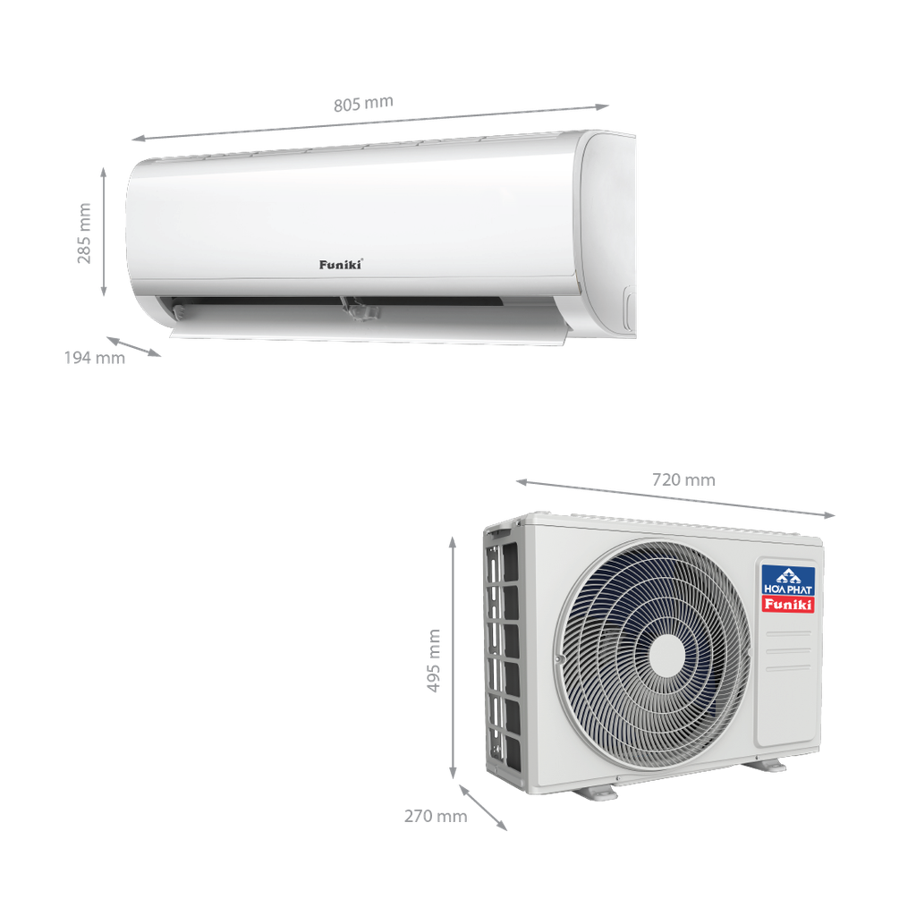 Điều hoà Funiki 10000BTU 2 chiều HSH 10TMU
