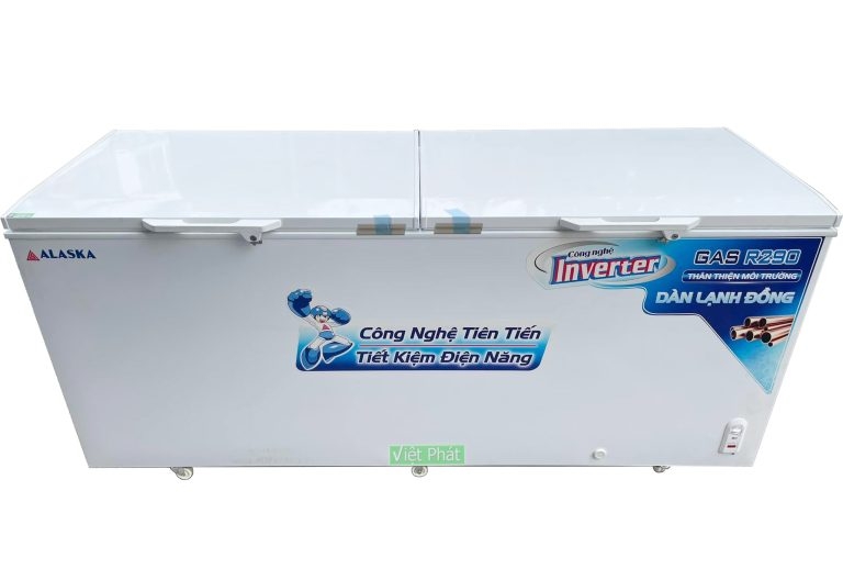 Tủ đông Alaska HB-890CI 890L Inverter 1 ngăn đông dàn đồng