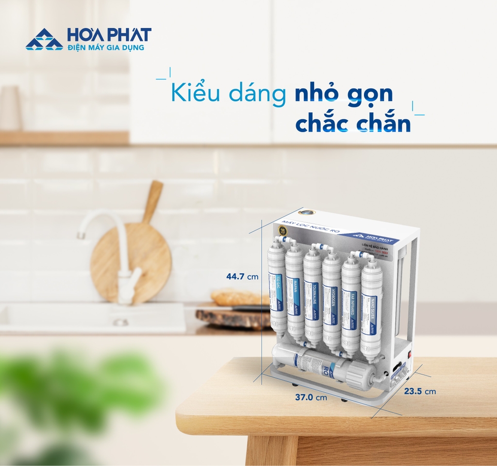 Máy lọc nước RO để gầm chân quỳ Hòa Phát HWU1A1022