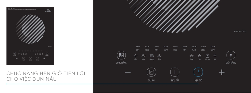 Bếp từ đơn bảo hành 14 tháng