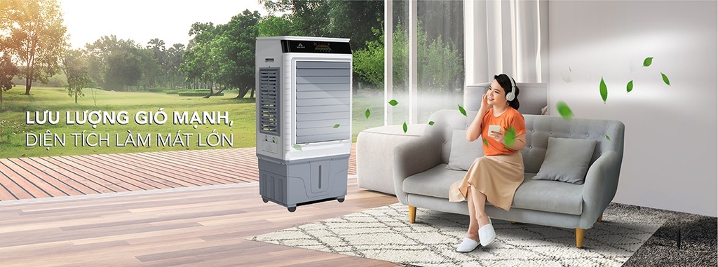 Quạt điều hòa không khí HPCF1 - 051 ĐIỀU KHIỂN ĐIỆN TỬ Từ 30m² - 40m²