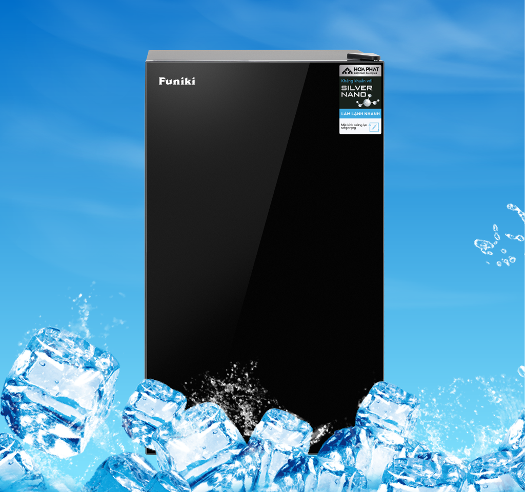 Tủ lạnh mini cánh kính HR S690GB 90 lít