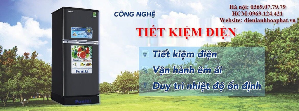 Tủ lạnh Hòa Phát Funiki FR-136ISU có quạt gió tuần hoàn chống đóng tuyết