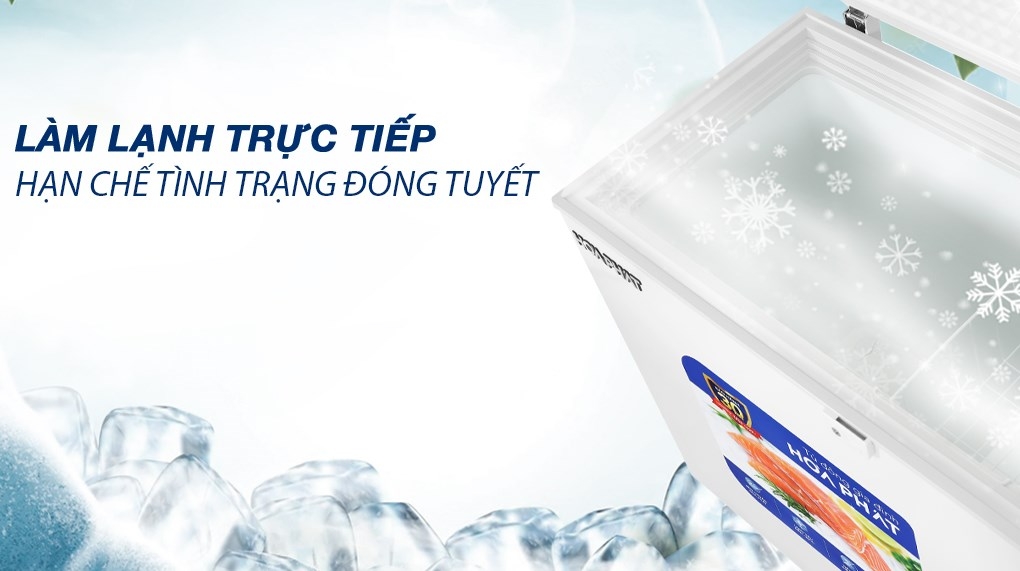 Tủ đông mini Hòa Phát 1 ngăn 1 chế độ đông HPF AN6162 200 lít