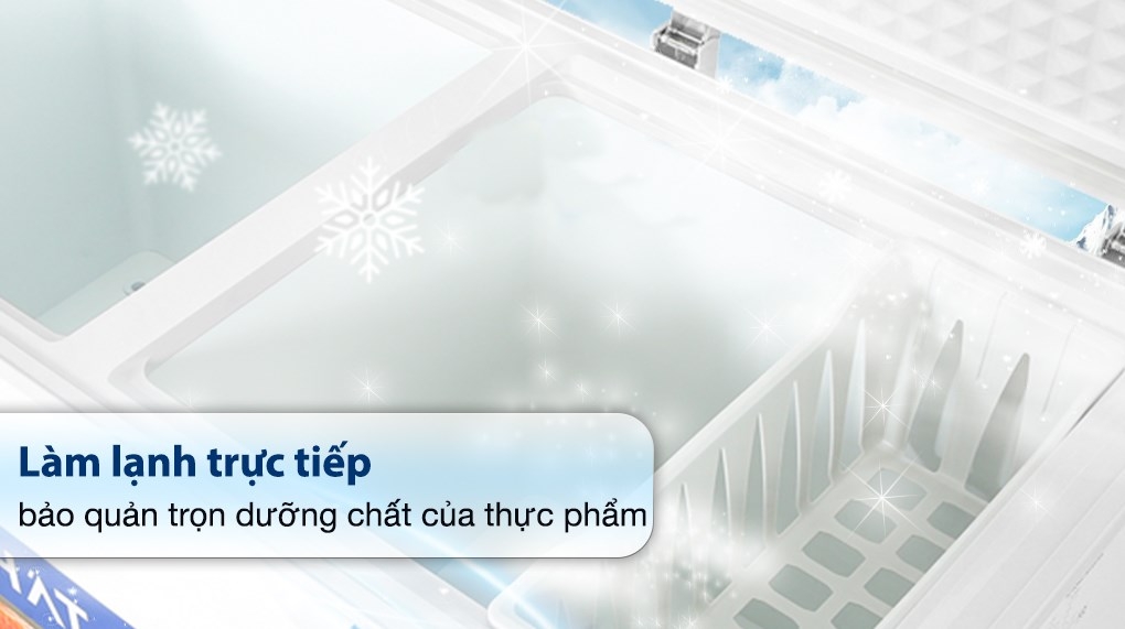 Tủ đông Hòa Phát Inverter 2 ngăn 2 cánh HCFI 656S2Đ2 656 lít dàn đồng