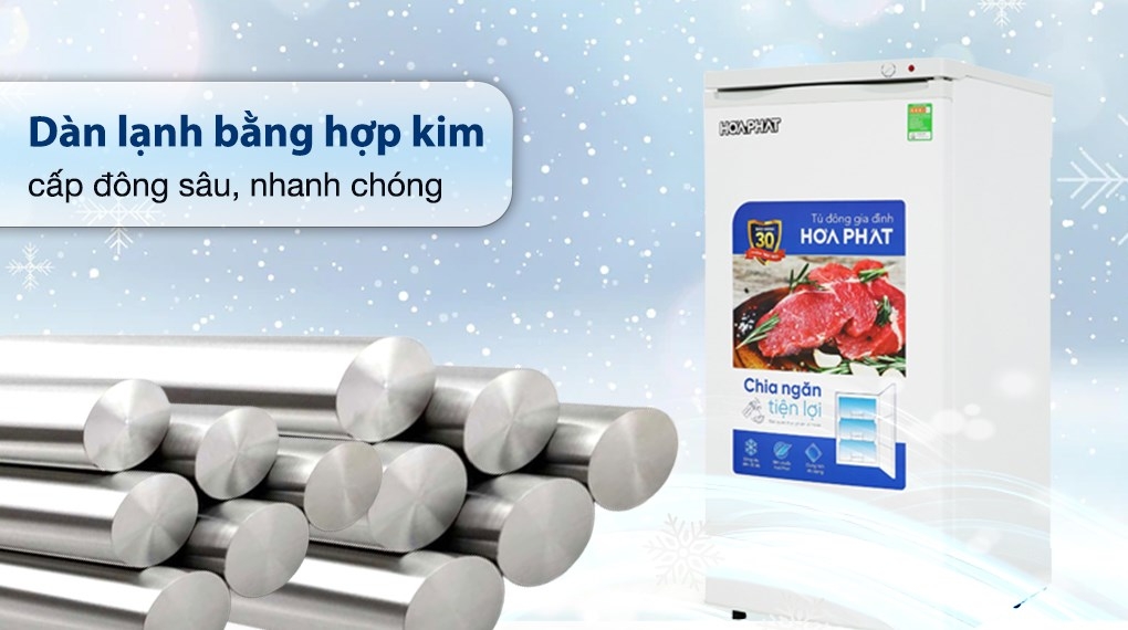 Tủ đông Hòa Phát HUF 350SR1 147 lít kiểu đứng