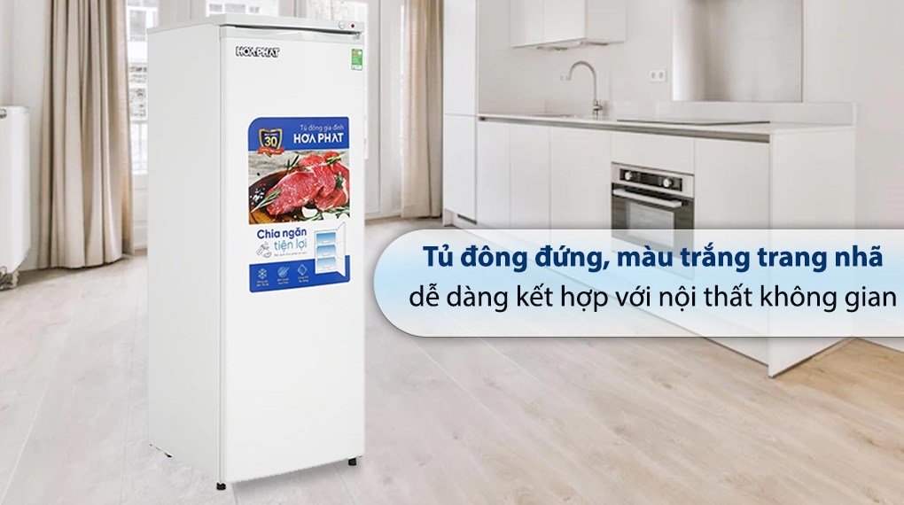 Tủ đông đứng Hòa Phát đứng HPF UAH6208 210 lít