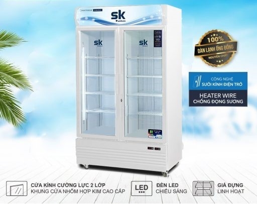 Tủ đông mát đứng mặt kính Sumikura SKFC-120.IC 1100L