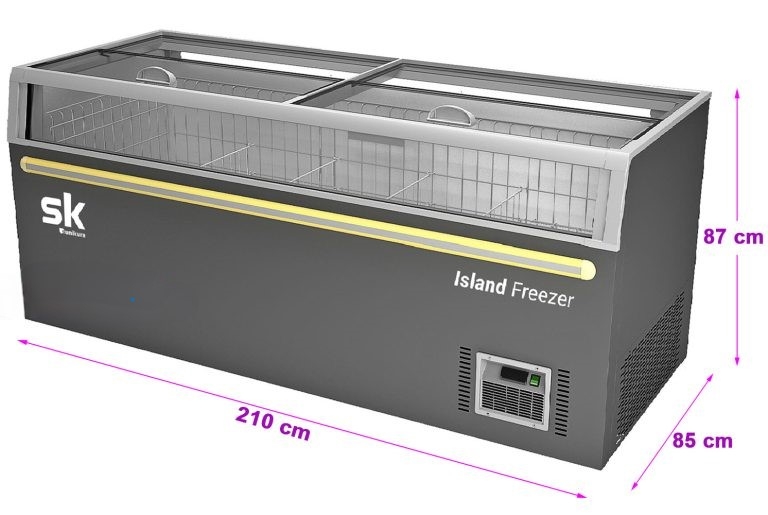 Tủ đông Sumikura SKIF-210.IC mặt kính 850L