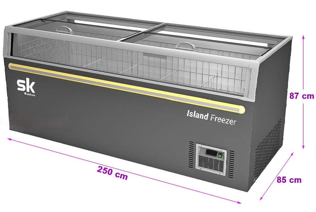 Tủ đông Sumikura SKIF-250.IC mặt kính 1050L
